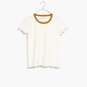Madewell | Colorblock Tipped Baby Tee